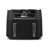 Ninja Foodi Dual Zone Digital Air Fryer, 2 Drawers, 7.6L, 4-in-1, Uses No Oil, Air Fry, Max Crisp, Roast, Reheat